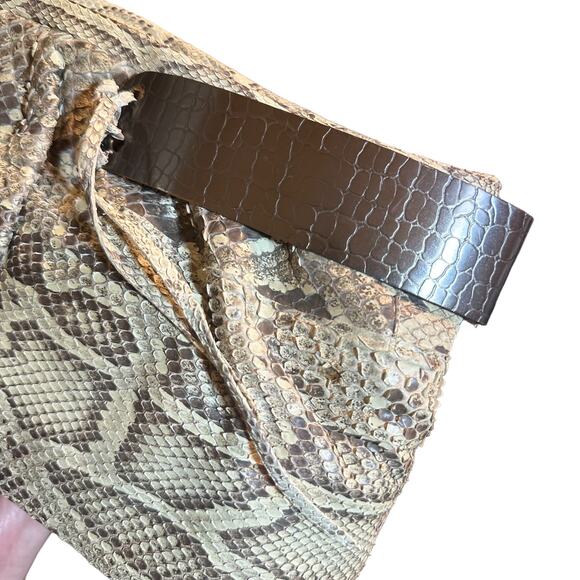 Elegant Snake Print Shoulder Bag - Picture 5 of 10